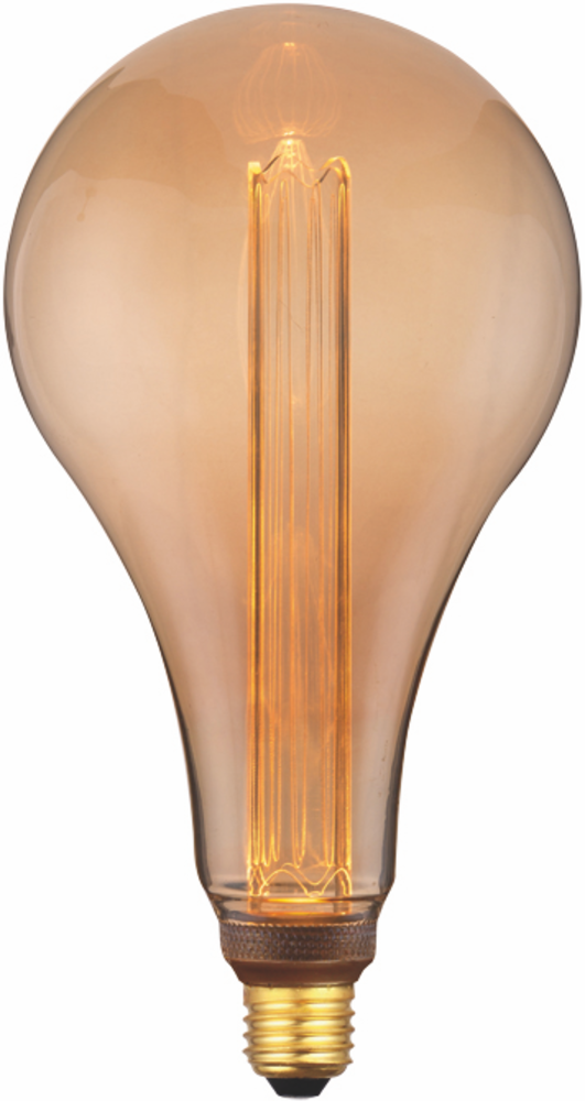 Freelight 3,5W LED Lang Pære Gylden 16,5cm E27 1800K 3 positioner Freelight 3,5W LED Lang Pære Gylden 16,5cm E27 1800K 3 positioner