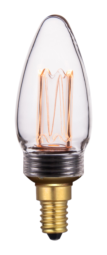 Freelight 5W LED Kerte Klar e14 2000K 3 positioner