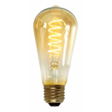 Freelight Edison LED Kulstoftråd 9,95cm Gylden