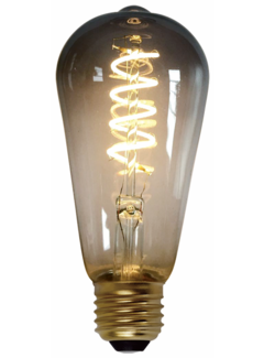 Freelight Edison LED Kulstoftråd 9,95cm Røget
