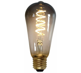 Freelight Edison LED Kulstoftråd 9,95cm Røget