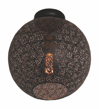 Freelight Loftslampe Oronero 30cm Sort/Guld E27 Freelight Loftslampe Oronero 30cm Sort/Guld E27