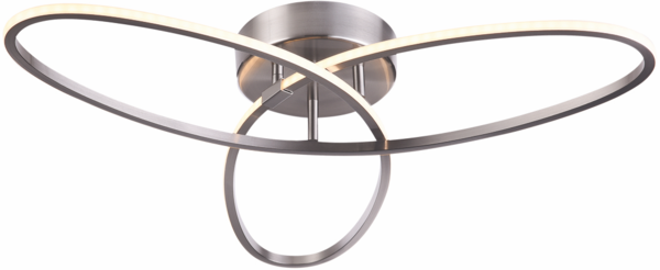 Freelight Loftslampe Spike 21W stål Freelight Loftslampe Spike 21W stål