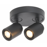 Freelight 2-fatninger Spot Razza GU-10 Sort