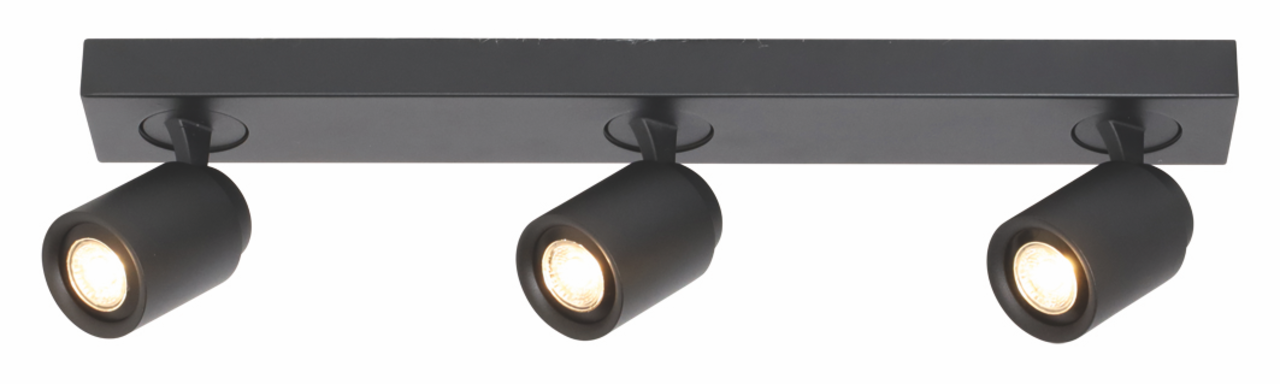 Freelight 3-fatninger Aflang Razza GU-10 Sort