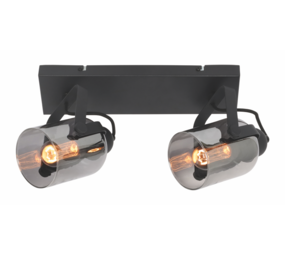 Freelight 2l. Aflang Fumoso Sort met Røget Glas