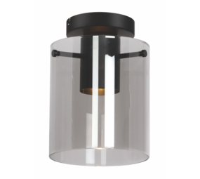 Freelight Loftslampe Interno Sort / Røget Glas