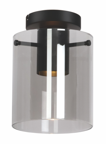 Freelight Loftslampe Interno Sort / Røget Glas Freelight Loftslampe Interno Sort / Røget Glas