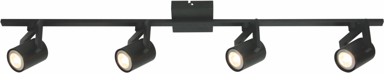 Freelight 4l.Aflang Valvoled LED Sort