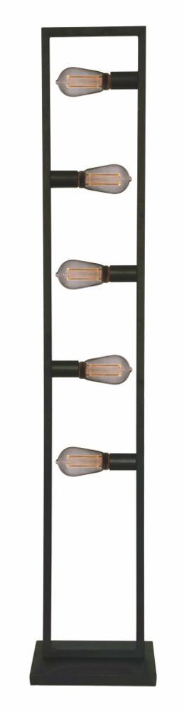 Freelight Gulvlampe Distesa 5-fatninger Sort