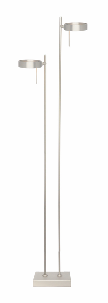 Freelight Gulvlampe Bling 2-fatninger stål