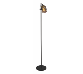 Freelight Gulvlampe Aureo 1-fatning Sort/Guld