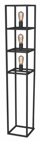 Freelight Gulvlampe Novanta 3-fatninger Sort