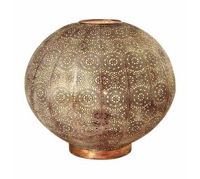 Freelight Bordlampe Motivo ø 40cm Antik Guld-Wit Freelight Bordlampe Motivo ø 40cm Antik Guld-Wit