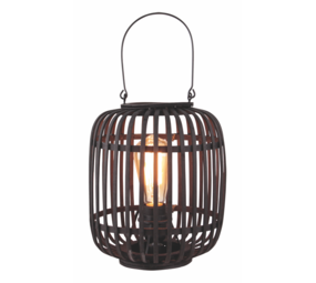 Freelight Bordlampe Treccia Rotan Sort / Skærm Rotan Sort