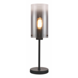 Freelight Bordlampe Ventotto 1-fatning Sort / Røget Glas