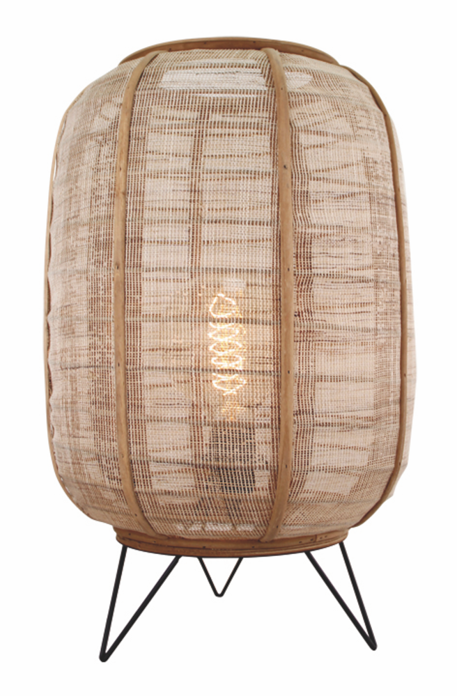 Freelight Bordlampe Maglia 48cm Brun