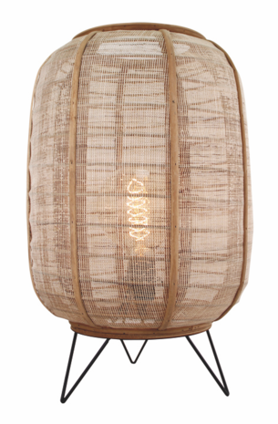 Freelight Bordlampe Maglia 48cm Brun