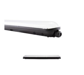 Spectrum LED armatur sort 60cm IP65 - 20W 150lm p/w - 4000K Neutral hvid Spectrum LED armatur sort 60cm IP65 - 20W 150lm p/w - 4000K Neutral hvid