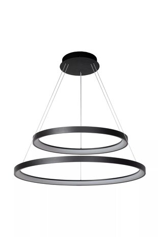 Lucide LED Pendellampe VIDAL - 92W - 2700K - Ø780mm - Dæmpbar - Sort Lucide LED Pendellampe VIDAL - 92W - 2700K - Ø780mm - Dæmpbar - Sort