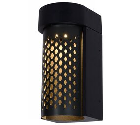Lucide LED Væglampe KIRAN - IP65 - 10W - 2700K - Sort Lucide LED Væglampe KIRAN - IP65 - 10W - 2700K - Sort
