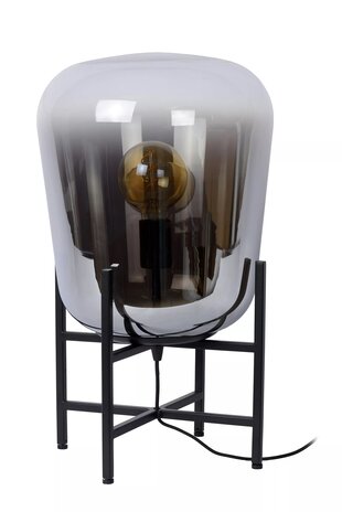 Lucide LED Bordlampe GLORIO - E27 fatning - Ø32cm - Sort