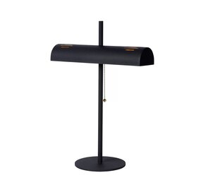 Lucide LED Bordlampe GLENDALE - 2xE27 armatur - Sort