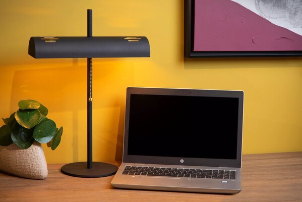 Lucide LED Bordlampe GLENDALE - 2xE27 armatur - Sort