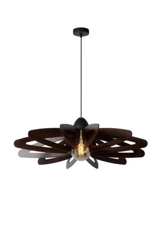 Lucide LED Pendellampe - Ø 76 cm - 1xE27 - Sort