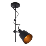 Lucide LED Loftspot - 1xE27 - Sort