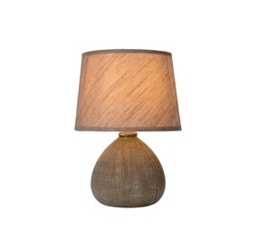 Lucide LED Bordlampe - Ø18 cm - 1xE14 - Brun