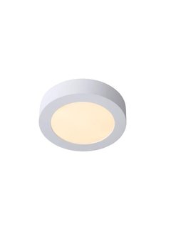 Lucide LED Loftslampe Badeværelse - Ø18 cm - Dæmpbar - 1x12W - 3000K - IP44 - Hvid