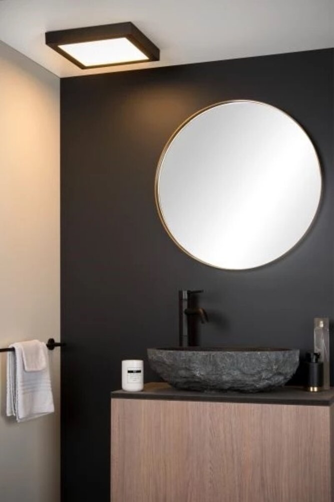 Lucide LED Loftslampe Badeværelse - Dæmpbar - 1x30W - 3000K - IP44 - Sort Lucide LED Loftslampe Badeværelse - Dæmpbar - 1x30W - 3000K - IP44 - Sort