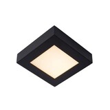 Lucide LED loftslampe Badeværelse - Dæmpbar - 1x15W - 3000K - IP44 - Sort