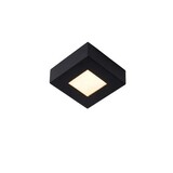 Lucide LED Loftslampe Badeværelse - Dæmpbar - 1x8W - 3000K - IP44 - Sort