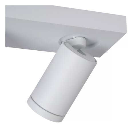 Lucide LED loftsspot Badeværelse - Dim til varm - GU10 - 2x5W - 2200K-3000K - IP44 - Hvid