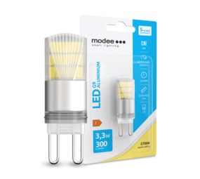 Modee Lighting LED G9 - 3W 300lm - 2700K Varm hvid Modee Lighting LED G9 - 3W 300lm - 2700K Varm hvid