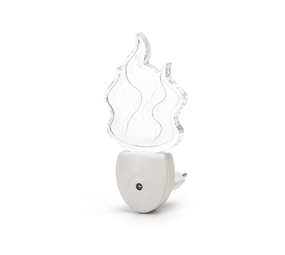 Aigostar LED Natlys flamme - 0,5W - RGB - Med skumringssensor Aigostar LED Natlys flamme - 0,5W - RGB - Med skumringssensor