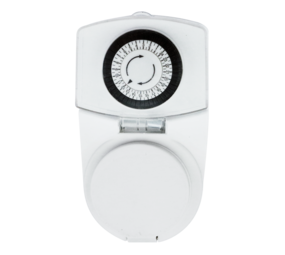 Aigostar Mekanisk timerkontakt DE - IP44 - 24 timer - Hvid Aigostar Mekanisk timerkontakt DE - IP44 - 24 timer - Hvid
