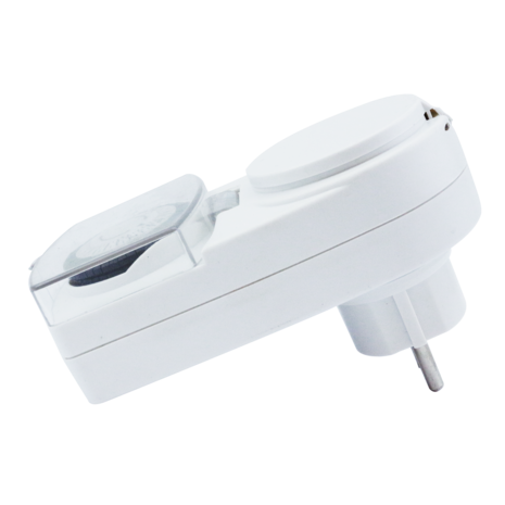 Aigostar Mekanisk timerkontakt DE - IP44 - 24 timer - Hvid Aigostar Mekanisk timerkontakt DE - IP44 - 24 timer - Hvid