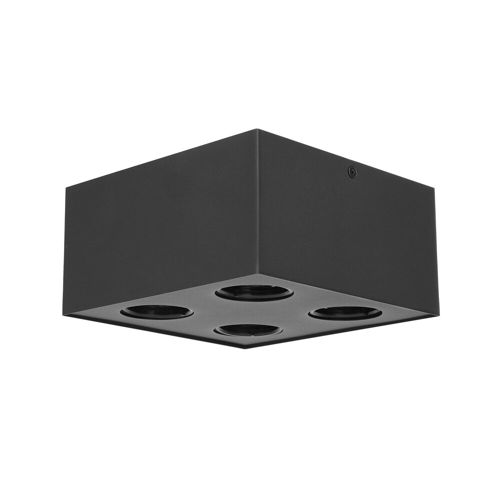 Aigostar LED Loftspot - 4xGU10 fatning - Ekskl. lyskilde - Sort Aigostar LED Loftspot - 4xGU10 fatning - Ekskl. lyskilde - Sort