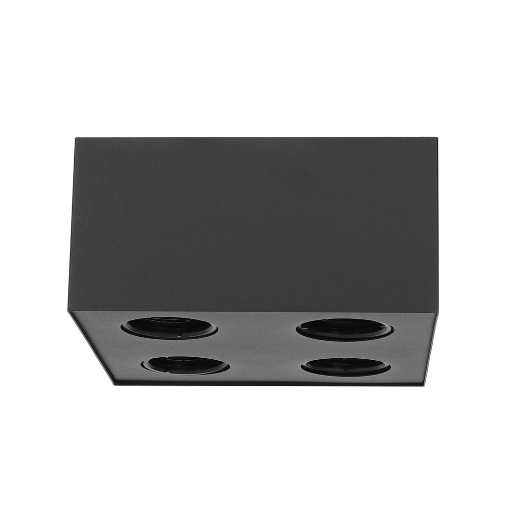 Aigostar LED Loftspot - 4xGU10 fatning - Ekskl. lyskilde - Sort Aigostar LED Loftspot - 4xGU10 fatning - Ekskl. lyskilde - Sort