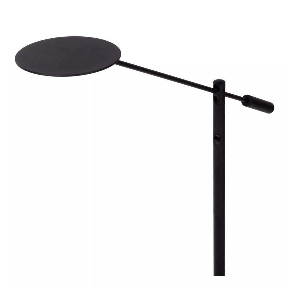 Lucide LED læselampe ANSELMO - 9W - 3000K varmt hvidt lys - Ø25cm - Sort
