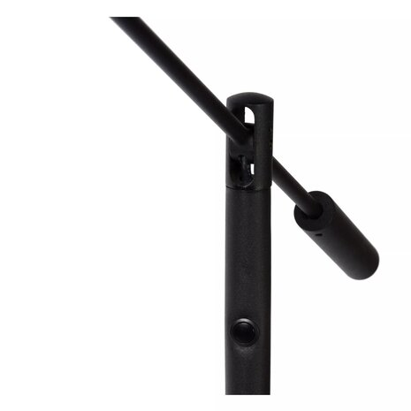 Lucide LED læselampe ANSELMO - 9W - 3000K varmt hvidt lys - Ø25cm - Sort