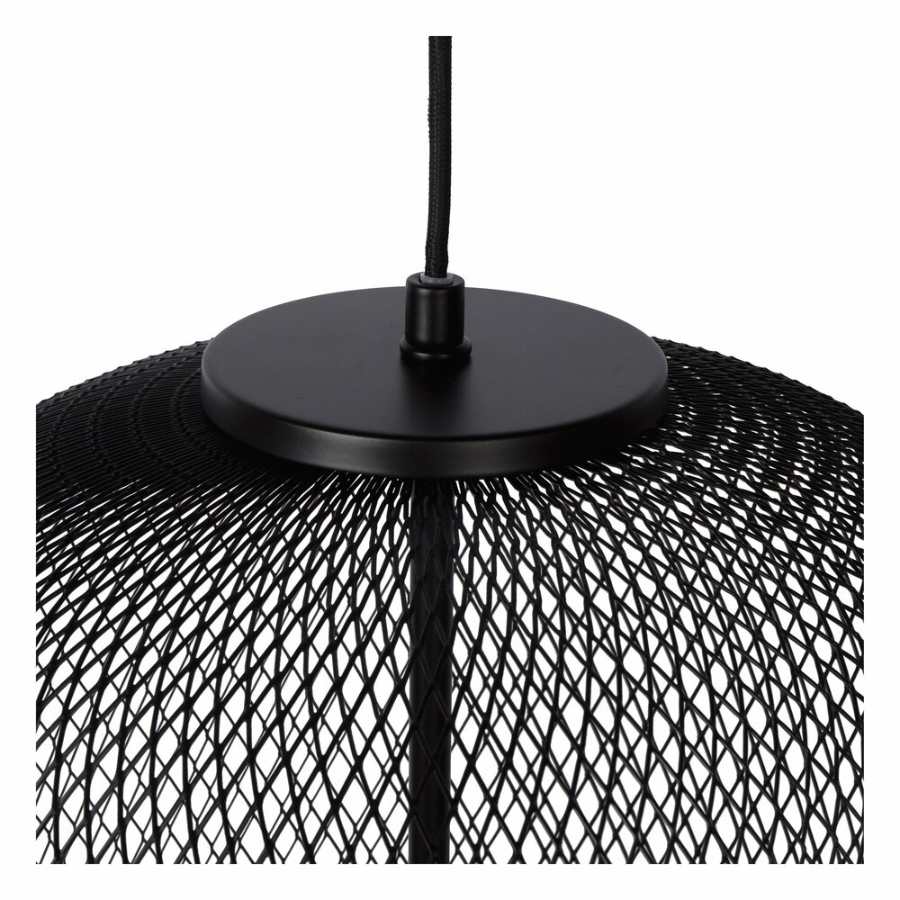 Pendellampe MESH - ø35cm - E27 fatning - Ekskl. lyskilde - Sort Pendellampe MESH - ø35cm - E27 fatning - Ekskl. lyskilde - Sort