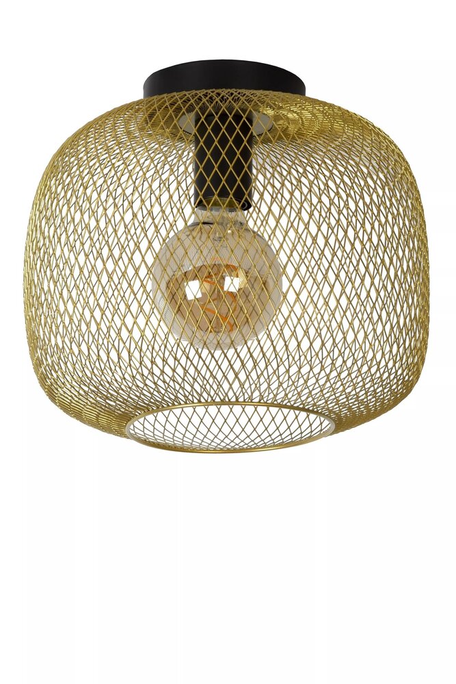 Loftslampe MESH - ø30cm - E27 armatur - Ekskl. lyskilde - Mat guld/messing Loftslampe MESH - ø30cm - E27 armatur - Ekskl. lyskilde - Mat guld/messing