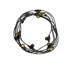 Spectrum Guirlande - 5m - 10xE27 fatning - Sort Spectrum Guirlande - 5m - 10xE27 fatning - Sort
