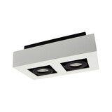 LED loftspot Mirora - 2x vipbar GU10 sokkel - 255X145X85mm