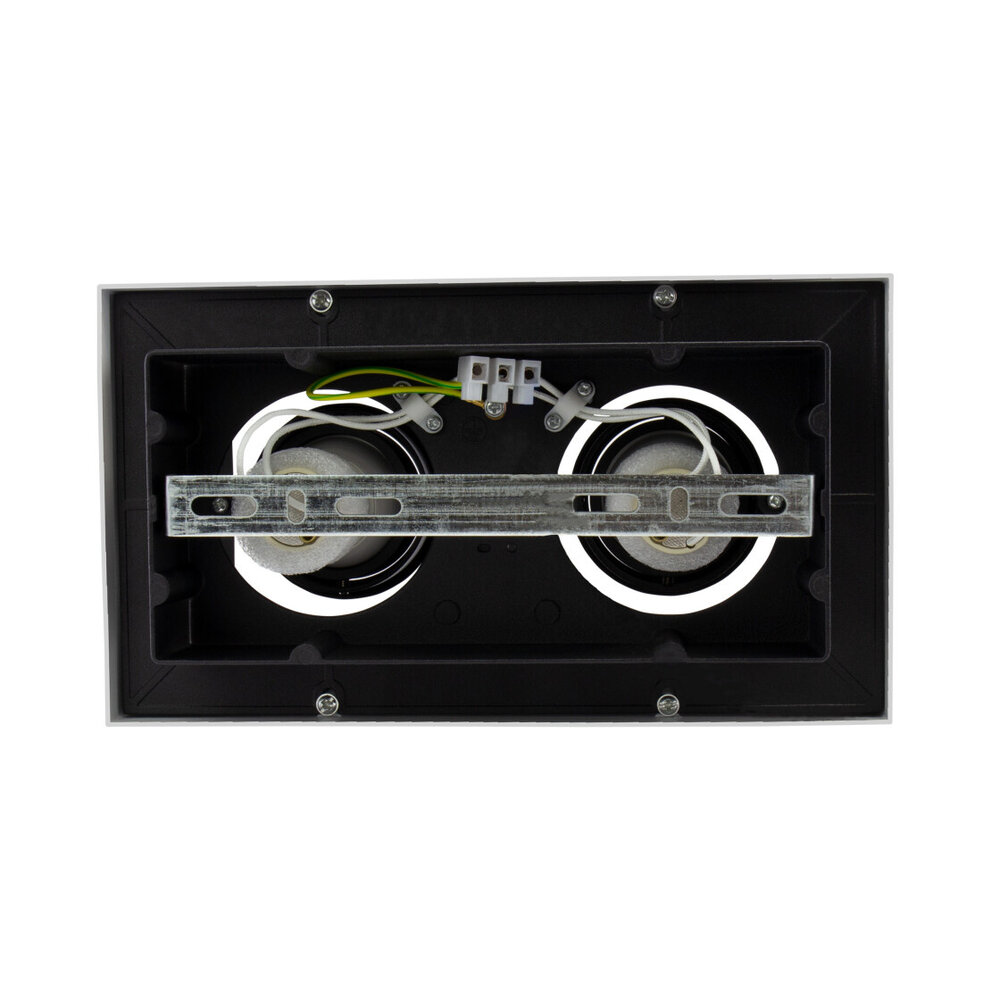 LED loftspot Mirora - 2x vipbar GU10 sokkel - 255X145X85mm