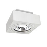 LED loftspot Mirora - 1x vipbar GU10 AR111 fatning - 145X145X85mm - Hvid
